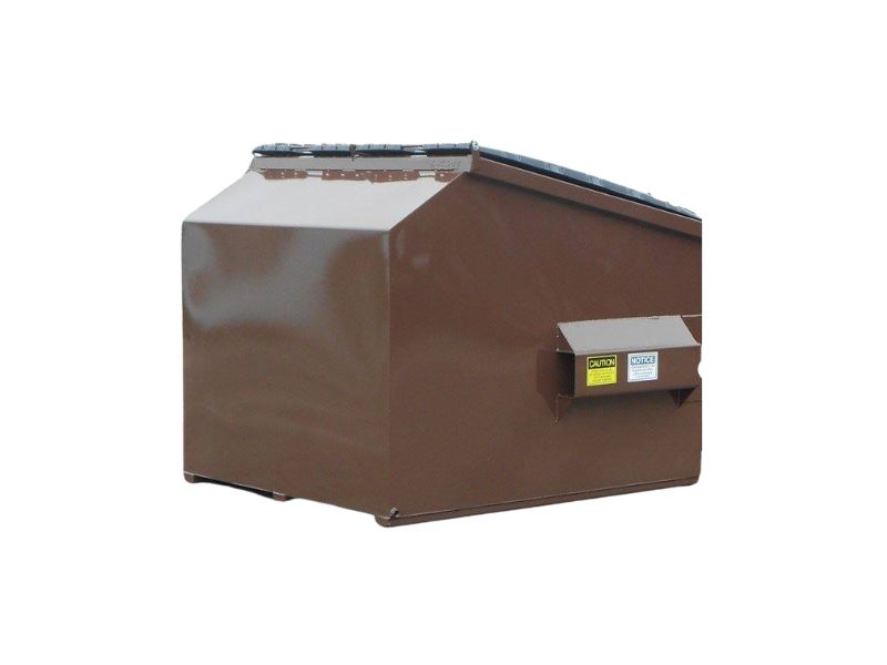 8-Yard-Front-Load-Containers-Dark-Brown